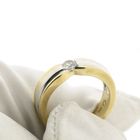 Image 7 of Two-tone gold ring with zirconia