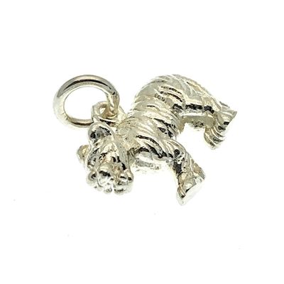 Image 2 of Silver pendant of a tiger