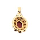 Image 5 of Gold pendant with blood coral