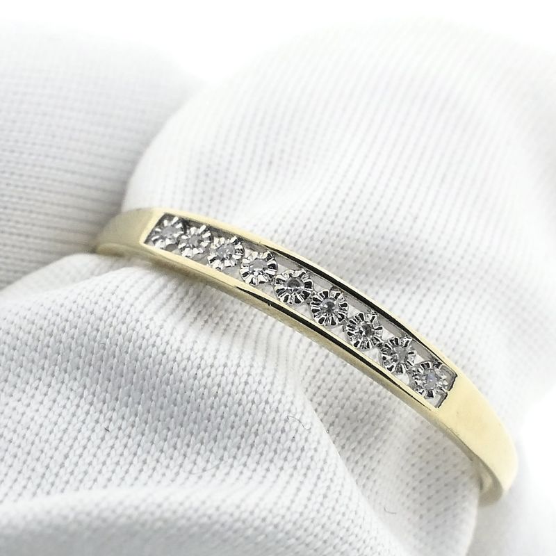 Image 5 of Gold ring/sliding ring with diamond | 0.045 ct.