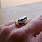 Image 6 of Gold Ring with Hematite