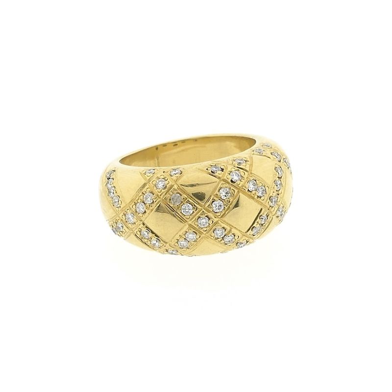 Image 3 of Gold ring with diamonds; 0.60 ct.