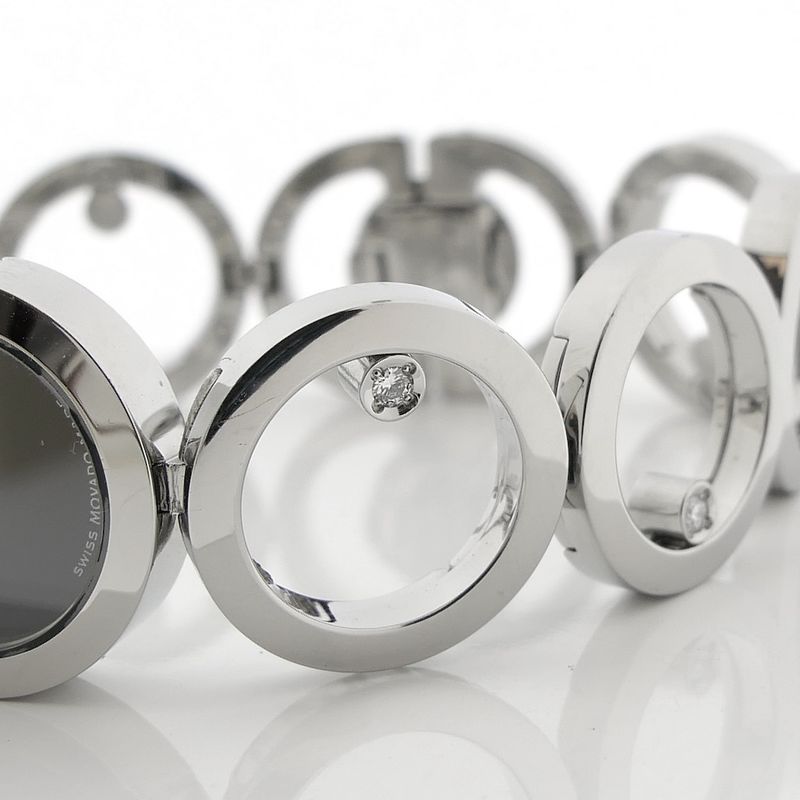 Image 15 of Movado 84 A1 1811 Ono Museum; Women's watch with diamonds