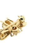 Image 4 of Gold brooch of a bee with ruby