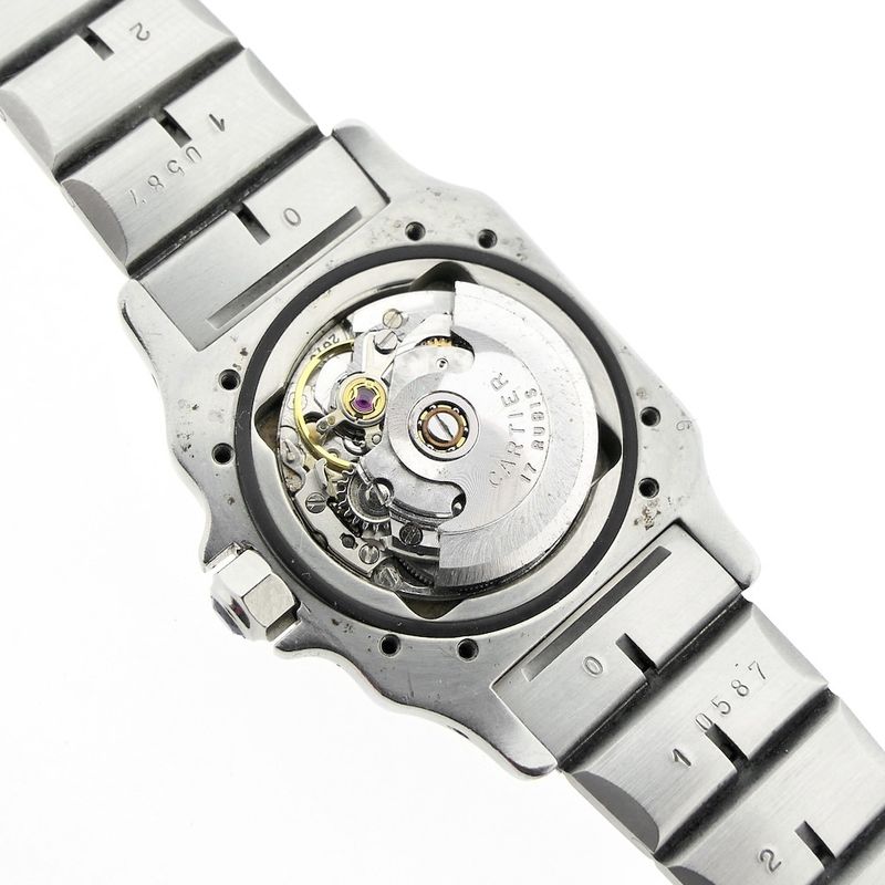 Image 17 of Cartier Santos Galbee; Automatic ladies watch with diamonds