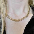 Image 2 of 10-karat French gourmet link necklace | 43 cm