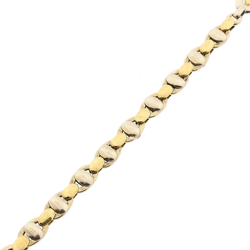 Image 8 of Bicolor Gold Fantasy Link Bracelet
