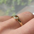 Image 8 of Gold ring with Peridot