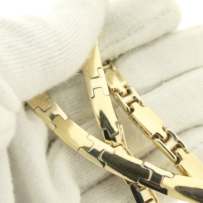 Image 8 of Bicolor gold fantasy link necklace.