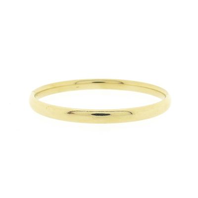 Gold smooth slave bracelet; Size M Image 1 of Gold smooth slave bracelet; Size M