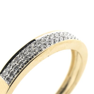 Gold ring with diamond | 0.21 ct. Image 2 of Gold ring with diamond | 0.21 ct.