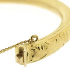 Image 8 of 22 carat Surinamese gold bangle; size S/M