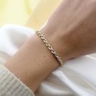 Image 6 of Gold twisted link bracelet | 20.5 cm