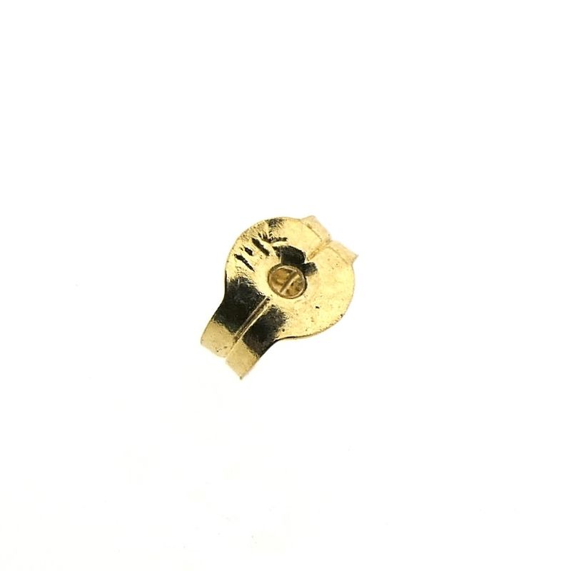 Image 5 of Gold stud earrings with zirconia