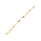 Afbeelding 7 van Gouden robuuste fantasie schakelarmband | 19 cm
