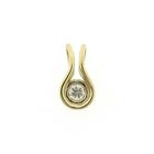 Image 5 of Gold pendant with diamond | 0.18 ct.