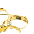 Image 4 of Vintage two-tone gold fantasy brooch with diamond; 0.035 ct.