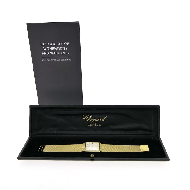 Image 14 of L.U. Chopard & Cie; Vintage 18k gold watch