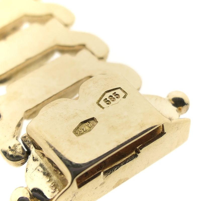 Image 8 of Golden fantasy link bracelet | 19 cm