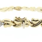Image 5 of Gold fantasy link bracelet with zirconia