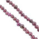 Image 3 of Antique garnet bead necklace with gold decorative clasp