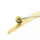 Image 5 of Gold brooch with diamonds; 0.17 ct.