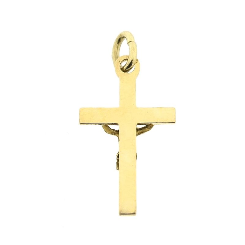 Image 7 of Gold pendant of a cross with corpus