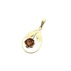 Image 7 of Two-tone gold pendant | Floral design