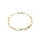 Image 1 of Gold closed forever link bracelet | 21 cm