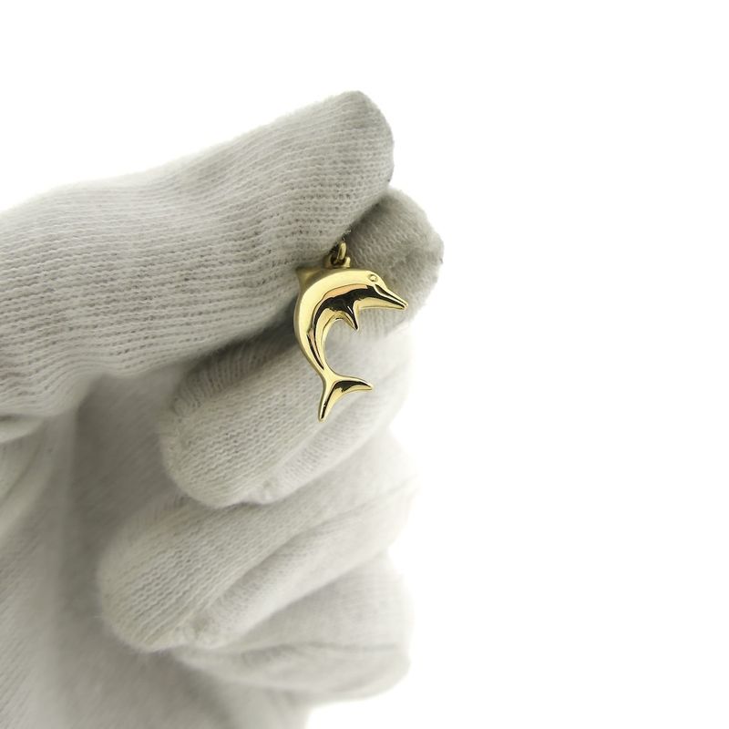 Image 2 of Golden dolphin pendant