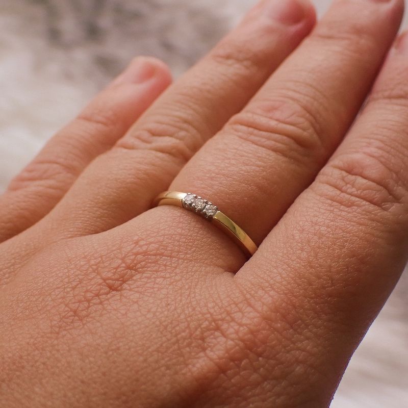 Image 4 of Gold ring with 0.06 ct. diamonds | Diamonde