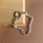 Image 2 of Silver jasseron link bracelet | 19 cm