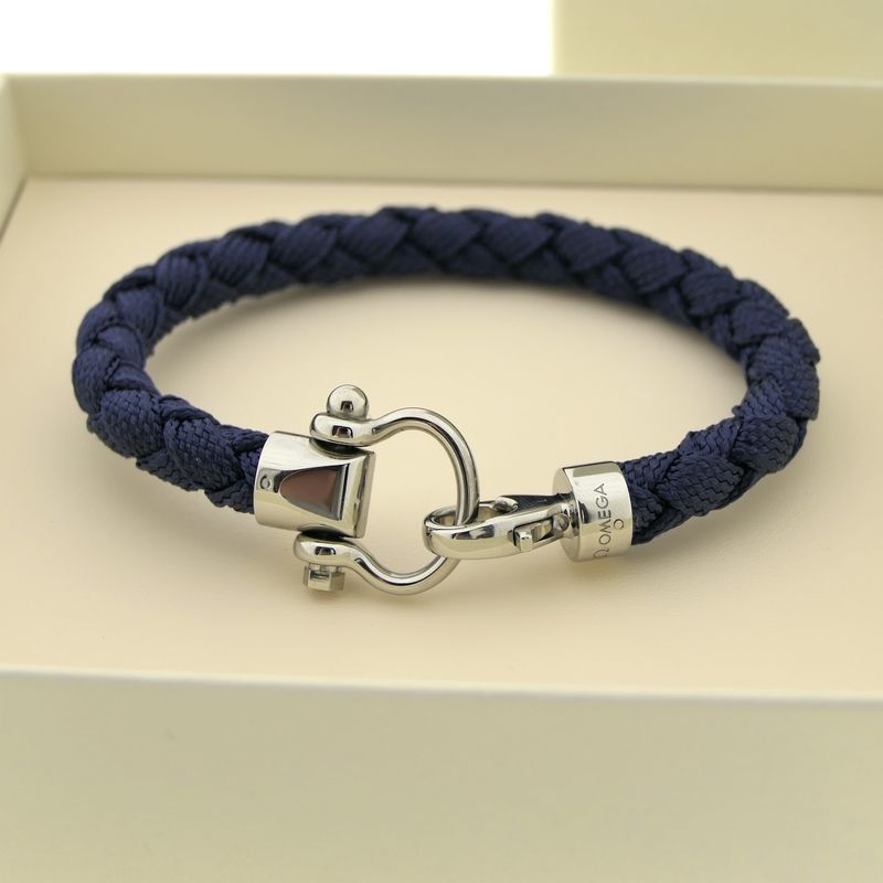 Image 2 of Omega Accessories; Sailing Bracelet; Blue; Nylon; (L) 21cm