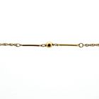 Image 4 of Gold long chain with balls and bars.
