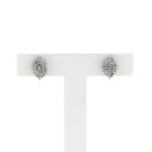 Image 1 of Bicolor gold stud earrings with diamond | 0.33 ct.