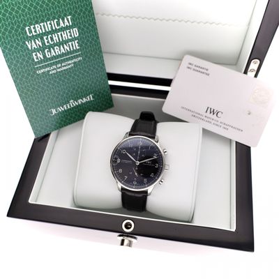 Image 2 of IWC Portuguese Chronograph IW371447; Automatic Watch