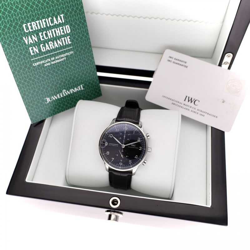 Image 2 of IWC Portuguese Chronograph IW371447; Automatic Watch