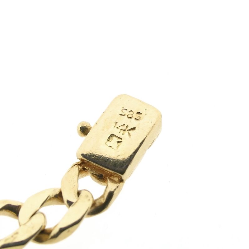 Image 5 of Solid gold gourmet link bracelet | 21.5 cm