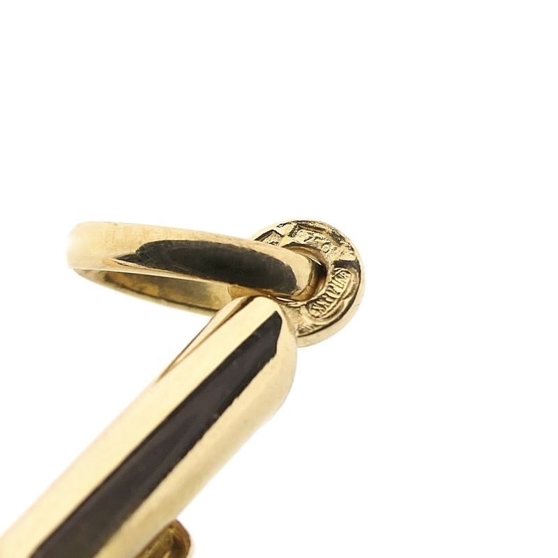 Image 11 of 18-karat gold pendant of a cross with corpus | INRI