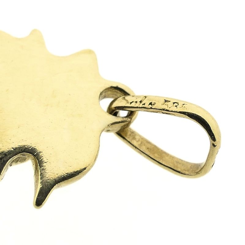 Image 6 of Golden dolphin pendant