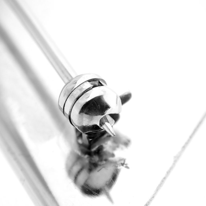 Image 7 of White gold brooch with diamonds