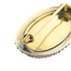 Image 10 of Antique gold brooch with diamonds and ruby approx. 0.81 ct.