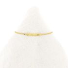Afbeelding 1 van Gouden marineschakel kinderarmband met graveerplaatje | 12,5 cm - 15 cm