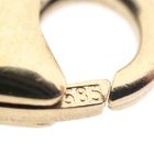 Image 9 of Gold jasseron link chain | 54.5 cm