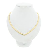 Gold Omega link necklace