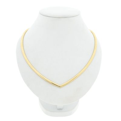 Image 1 of Gold Omega link necklace