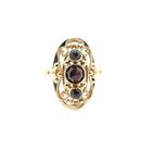 Image 3 of Gold ring with garnet stones | Vintage