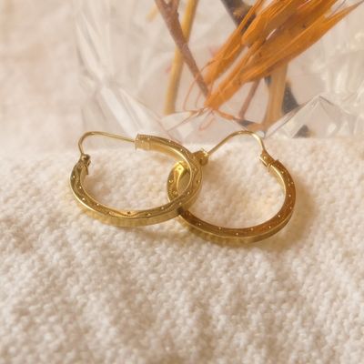 Image 2 of Golden earrings.