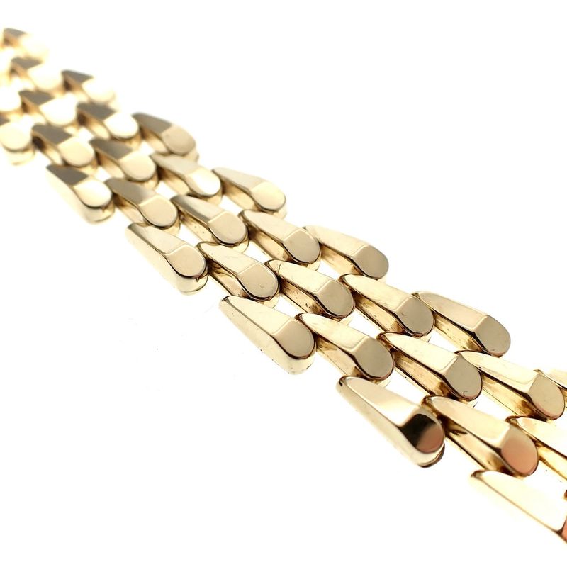 Image 3 of Vintage gold men's bracelet | 20.5 cm