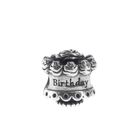 Image 1 of Pandora charm; Silver; Happy Birthday